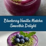 Wild Blueberry Vanilla Matcha Smoothie Recipe