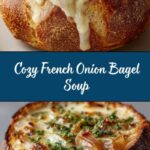 French Onion Bagel Soup Recipe