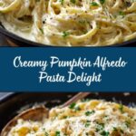 Easy Creamy Pumpkin Alfredo Pasta Recipe