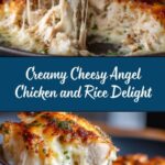 Cheesy Angel Chicken and Rice Recipe