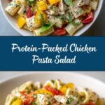High Protein Chicken Pasta Salad Recipe