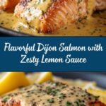 Dijon Salmon with Lemon Dijon Sauce Recipe