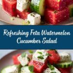 Feta Watermelon Cucumber Salad Recipe
