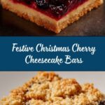 Christmas Cherry Cheesecake Bars Recipe