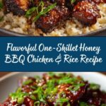 One-Skillet Honey BBQ Chicken & Rice Recipe