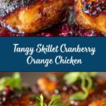 Skillet Cranberry Orange Chicken Recipe