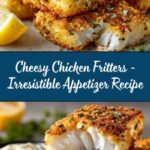 Cheesy Chicken Fritters Recipe