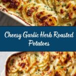 Cheesy Garlic Herb Roasted Potatoes Recipe