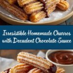 Easy Homemade Churros with Chocolate Sauce Recipe