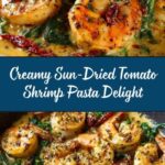 Creamy Sun-Dried Tomato Shrimp with Spinach Pasta Recipe