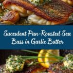 Pan-Roasted Sea Bass with Garlic Butter Recipe