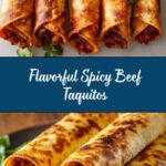 Spicy Beef Taquitos Recipe