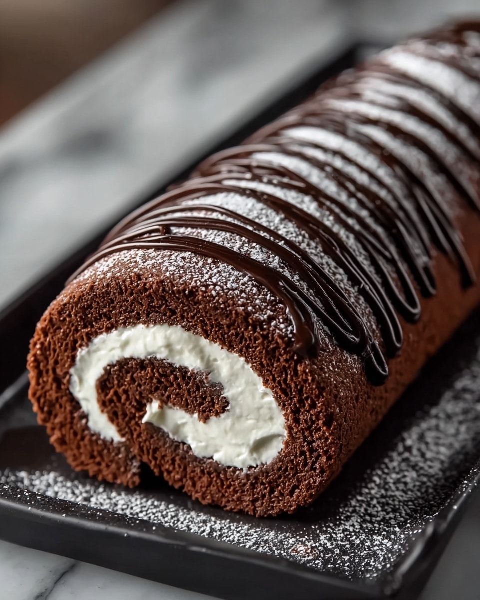 Choco Swiss Roll Delight Recipe - Recipe Image