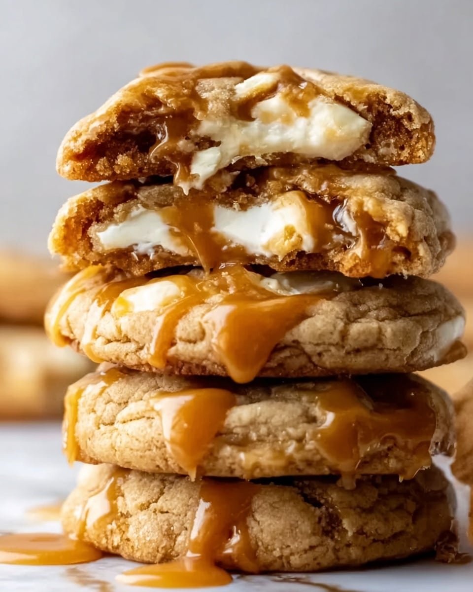 Caramel Cheesecake Cookies Recipe