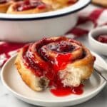 Crock Pot Cinnamon Rolls with Cherry Pie Filling Recipe