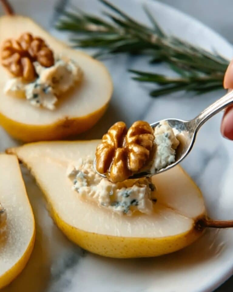 Blue Cheese Stuffed Pears Recipe