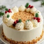 Christmas Spice Cake with Eggnog Buttercream Recipe