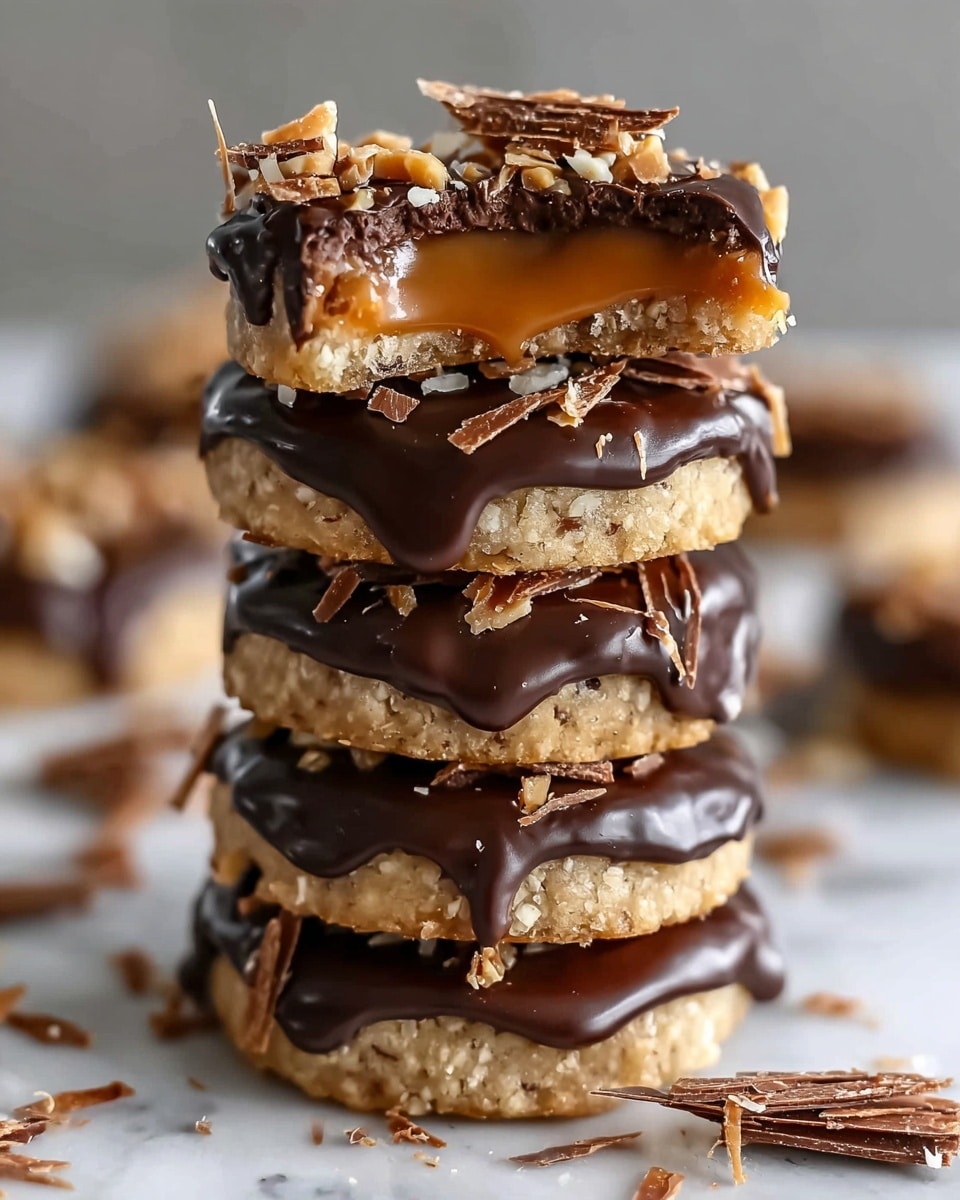 Homemade Samoas (Girl Scout Cookies) Recipe - Recipe Image