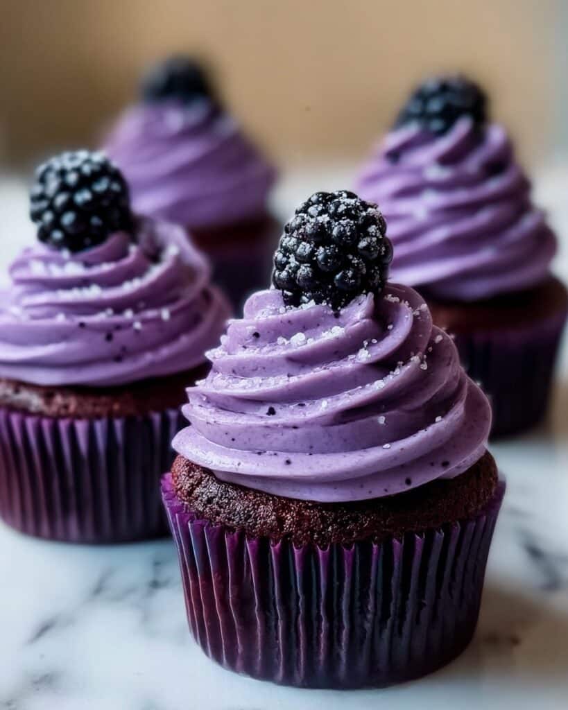 Purple Velvet Cupcakes Recipe