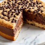 Nutella-Stuffed Chocolate Chip Cookie Pie Recipe