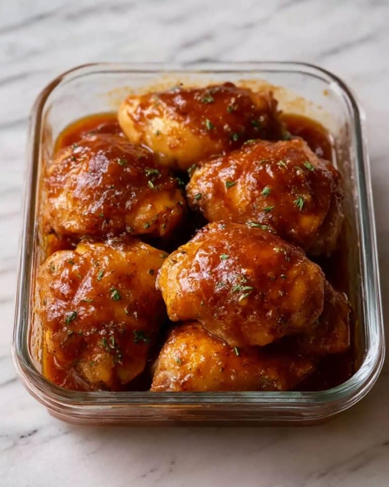 High Protein Honey BBQ Chicken & Creamy Garlic Parmesan Potatoes Recipe