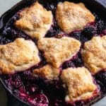 Easy Skillet Blackberry Cobbler Recipe