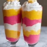 Layered Raspberry and Mango Sundae Recipe