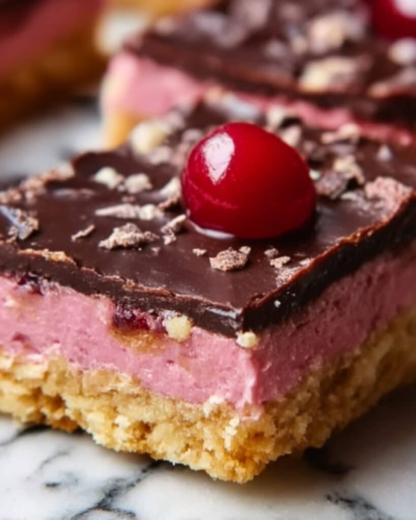 Homemade Cherry Mash Bars Recipe