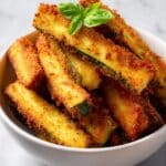 Crispy Low Calorie Air Fryer Zucchini Fries Recipe