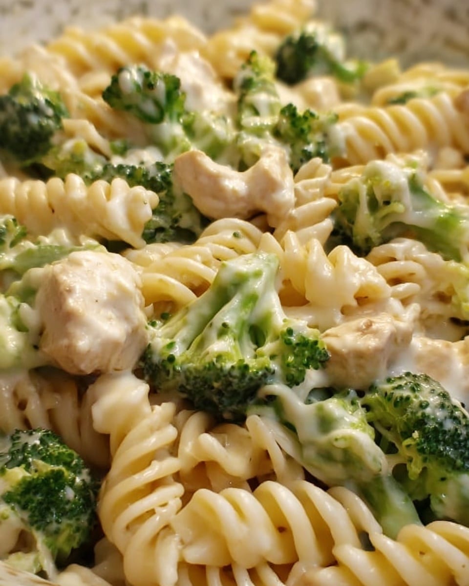 Healthy Chicken Alfredo with Broccoli Recipe - Recipe Image