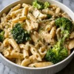 Cheesy Chicken Broccoli Orzo Recipe