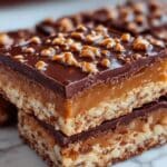 Caramel Chocolate Crunch Bars Recipe