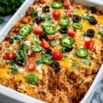 Easy Chicken Burrito Casserole Recipe