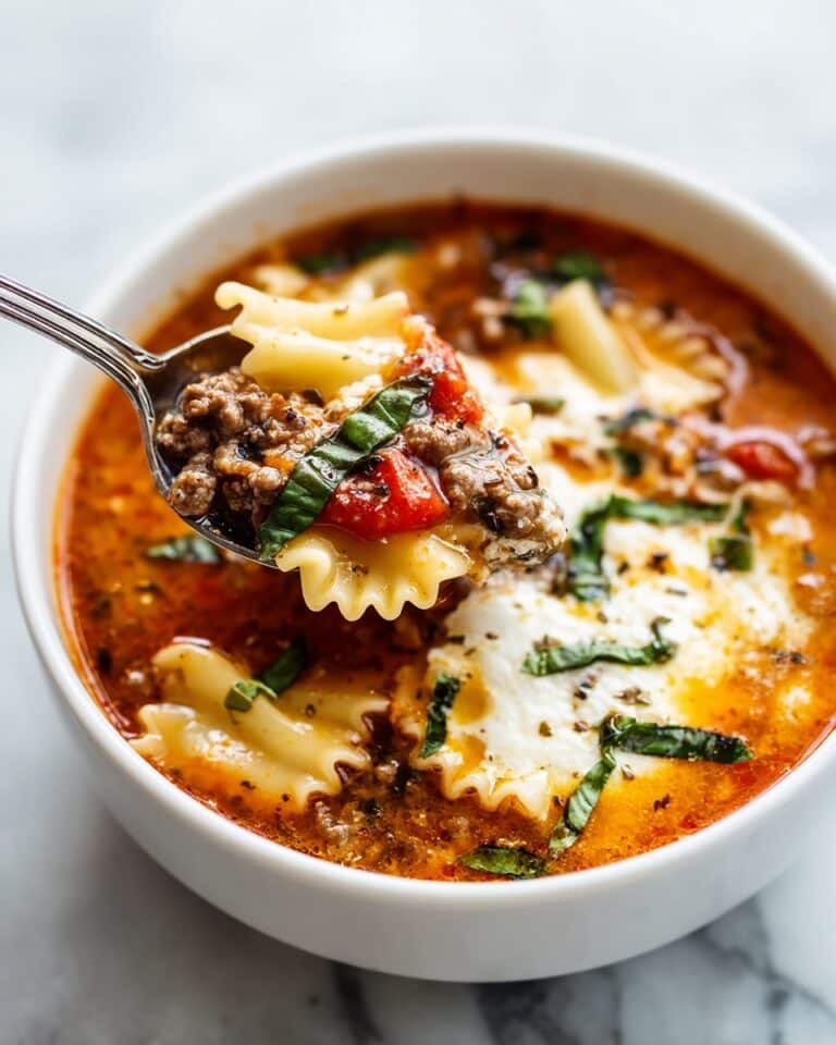Slow Cooker Lasagna Soup Recipe
