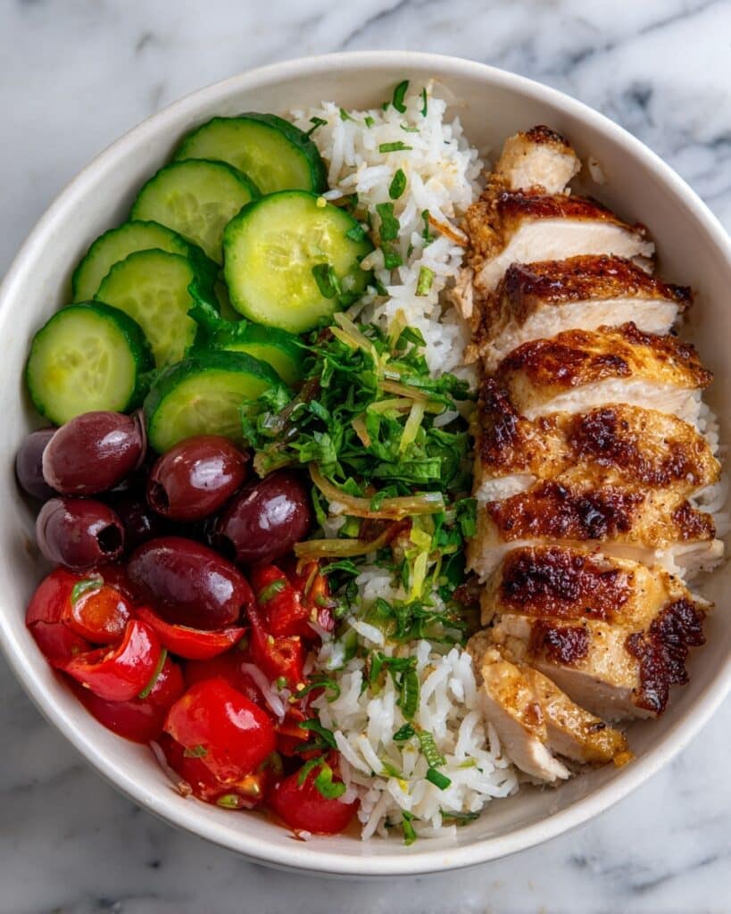 Greek Chicken Bowls Recipe