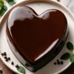 Heart-Shaped Chocolate Flan Recipe
