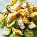 Cucumber Apple Egg Salad Recipe
