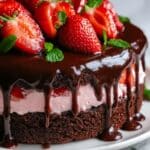 Chocolate Strawberry Cheesecake Recipe