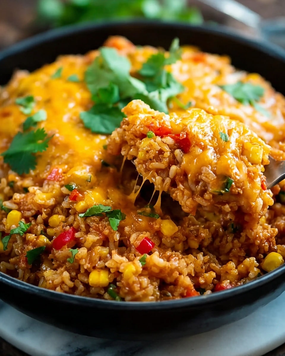 Chicken Enchilada Rice Casserole Recipe - Recipe Image