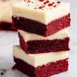 Decadent Red Velvet Brownies with Cream Cheese Frosting Recipe
