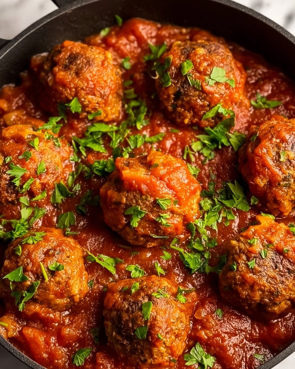 Spanish Meatballs in Tomato Sauce Recipe - Recipe Image