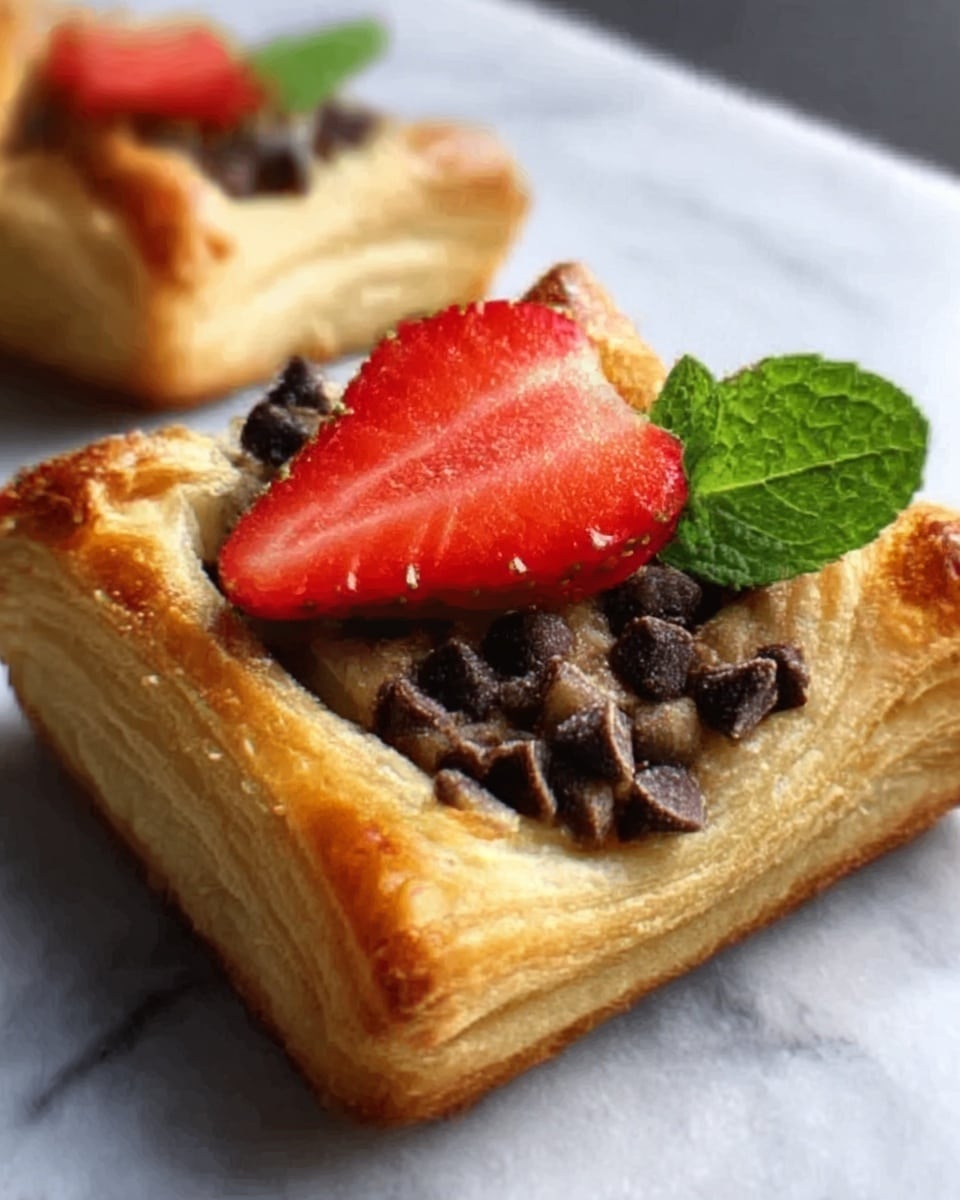 Chocolate Chip Cinnamon Puff Pastry Bites Recipe - Recipe Image