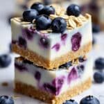 Blueberry Muffin Fudge with Baked Oatmeal Topping Recipe
