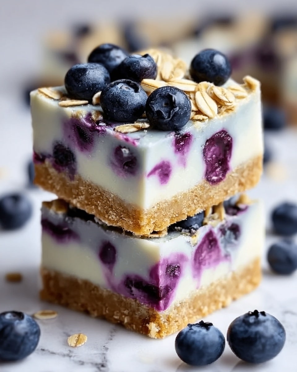 Blueberry Muffin Fudge with Baked Oatmeal Topping Recipe - Recipe Image