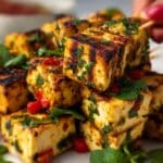 Lemon & Coriander Tofu Skewers Recipe