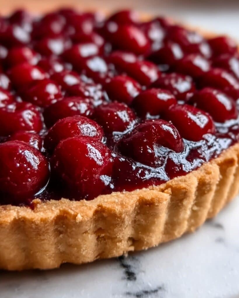 Sour Cherry Frangipane Tart Recipe