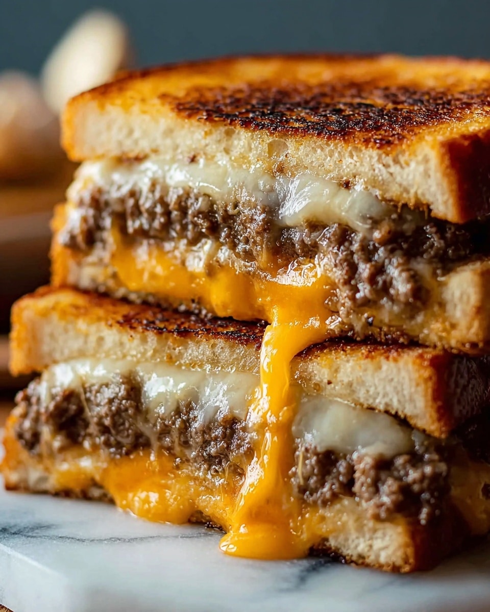 Meatloaf Grilled Cheese Melt Recipe - Recipe Image