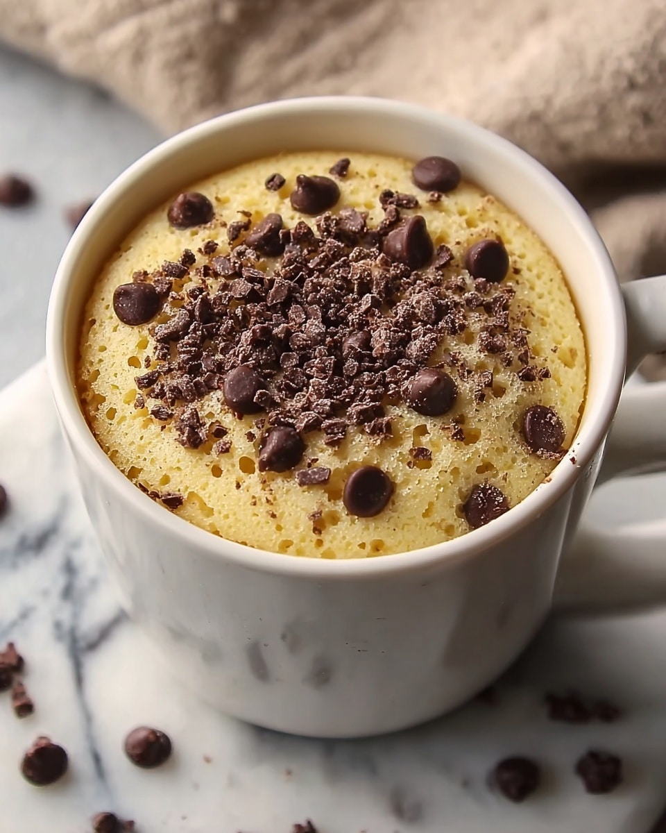 Chocolate Chip Mug Cake Recipe - Recipe Image