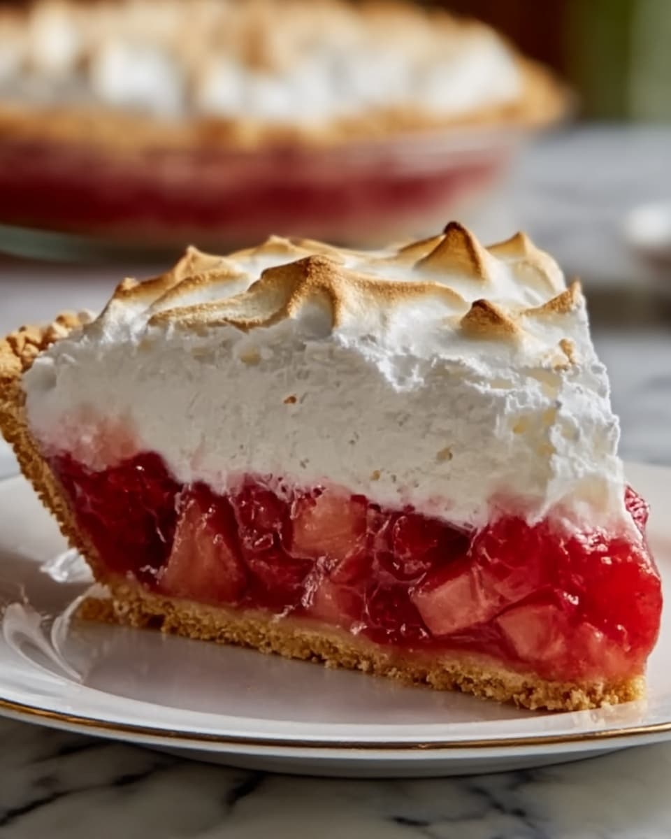 Rhubarb Meringue Pie Recipe - Recipe Image
