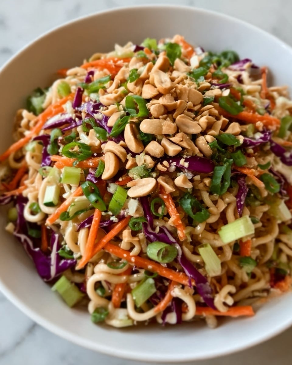 Crunchy Ramen Noodle Salad Recipe - Recipe Image